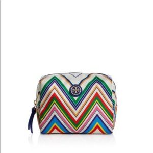 Tory Burch printed nylon Brigette cosmetic case